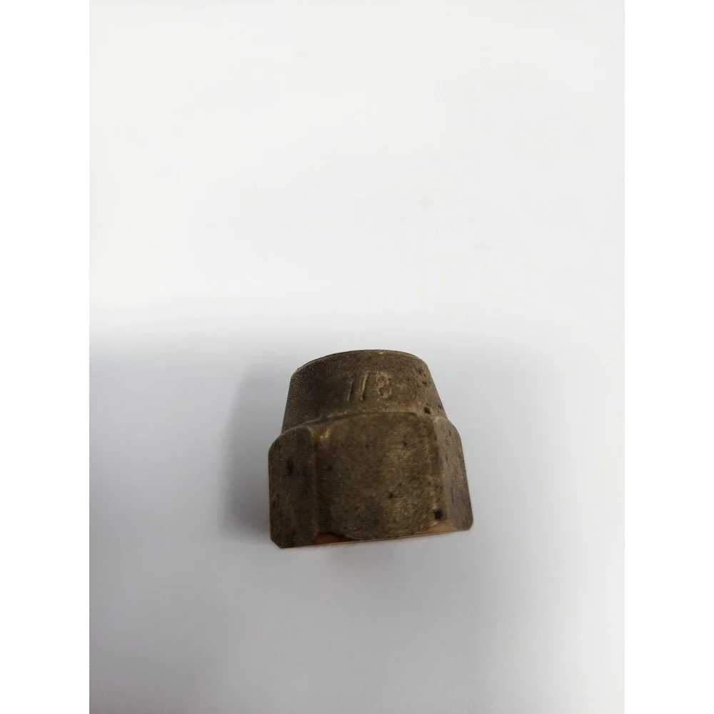 Midland Industries 7/8 Brass Compression Nut Fitting MDA Stamped Hex Base
